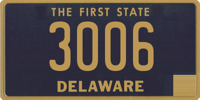 DE license plate 3006