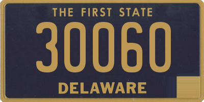 DE license plate 30060