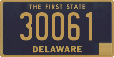 DE license plate 30061