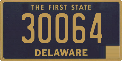 DE license plate 30064