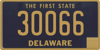 DE license plate 30066