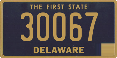 DE license plate 30067