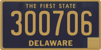 DE license plate 300706