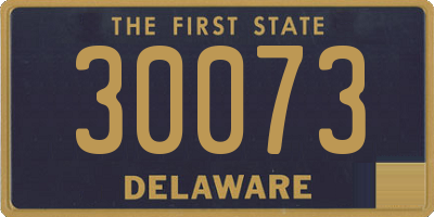 DE license plate 30073