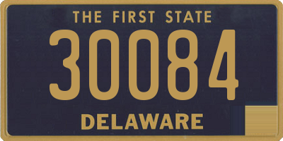 DE license plate 30084