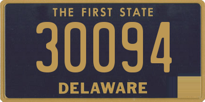 DE license plate 30094