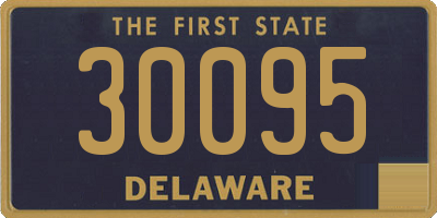 DE license plate 30095