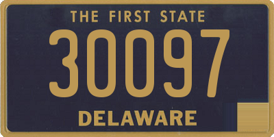 DE license plate 30097