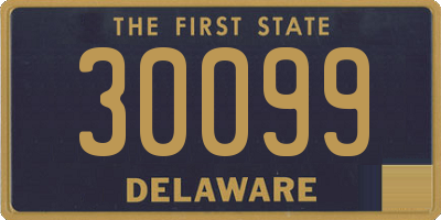 DE license plate 30099