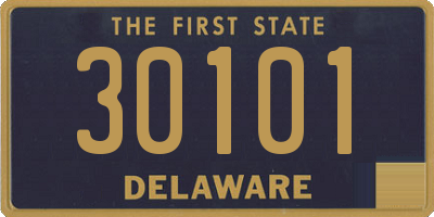 DE license plate 30101