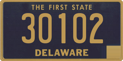 DE license plate 30102