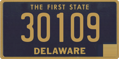 DE license plate 30109