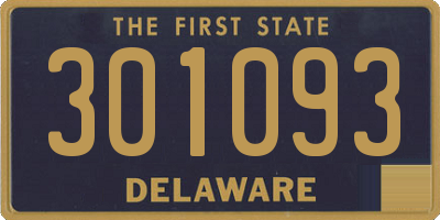 DE license plate 301093