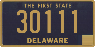 DE license plate 30111