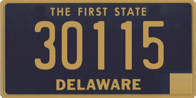 DE license plate 30115