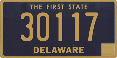 DE license plate 30117