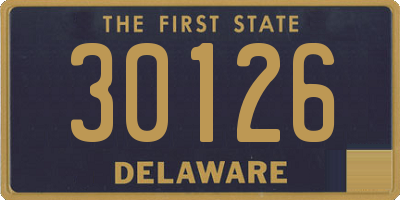 DE license plate 30126