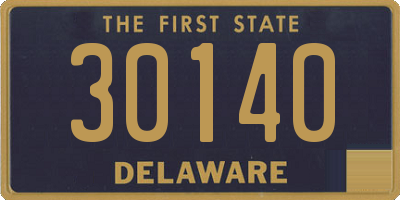 DE license plate 30140