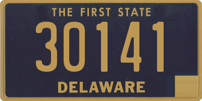 DE license plate 30141