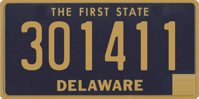 DE license plate 301411