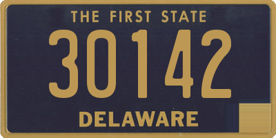 DE license plate 30142