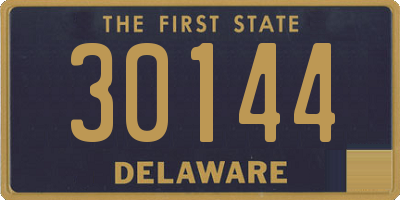 DE license plate 30144