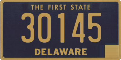 DE license plate 30145