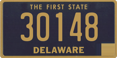 DE license plate 30148