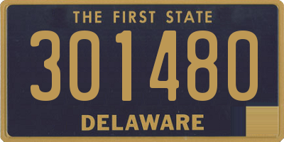 DE license plate 301480
