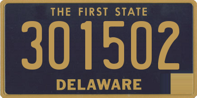 DE license plate 301502