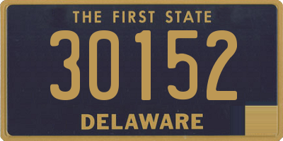 DE license plate 30152