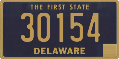 DE license plate 30154