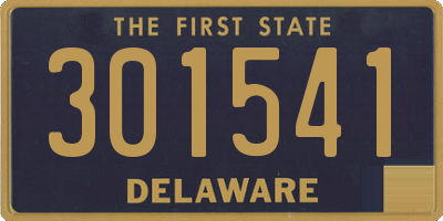 DE license plate 301541