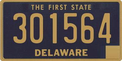 DE license plate 301564