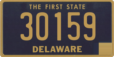 DE license plate 30159