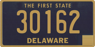 DE license plate 30162