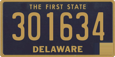 DE license plate 301634