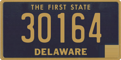 DE license plate 30164