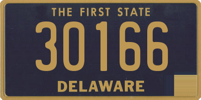 DE license plate 30166