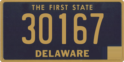 DE license plate 30167