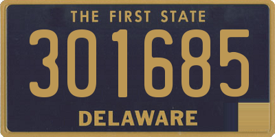 DE license plate 301685