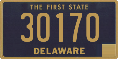 DE license plate 30170