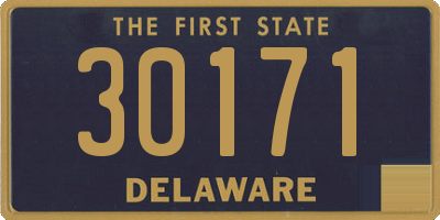 DE license plate 30171