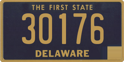 DE license plate 30176