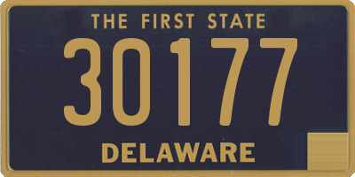 DE license plate 30177