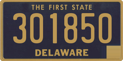 DE license plate 301850