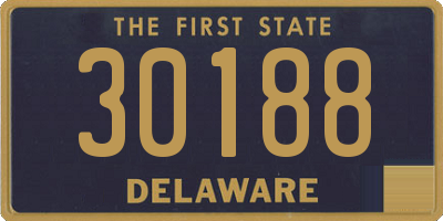 DE license plate 30188