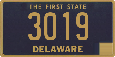 DE license plate 3019