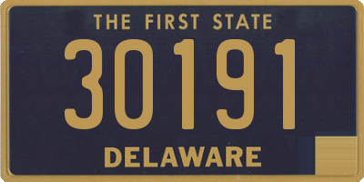 DE license plate 30191