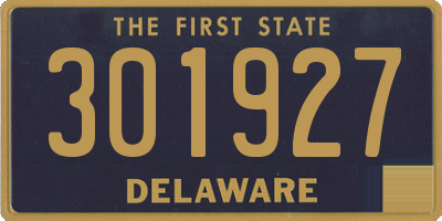 DE license plate 301927